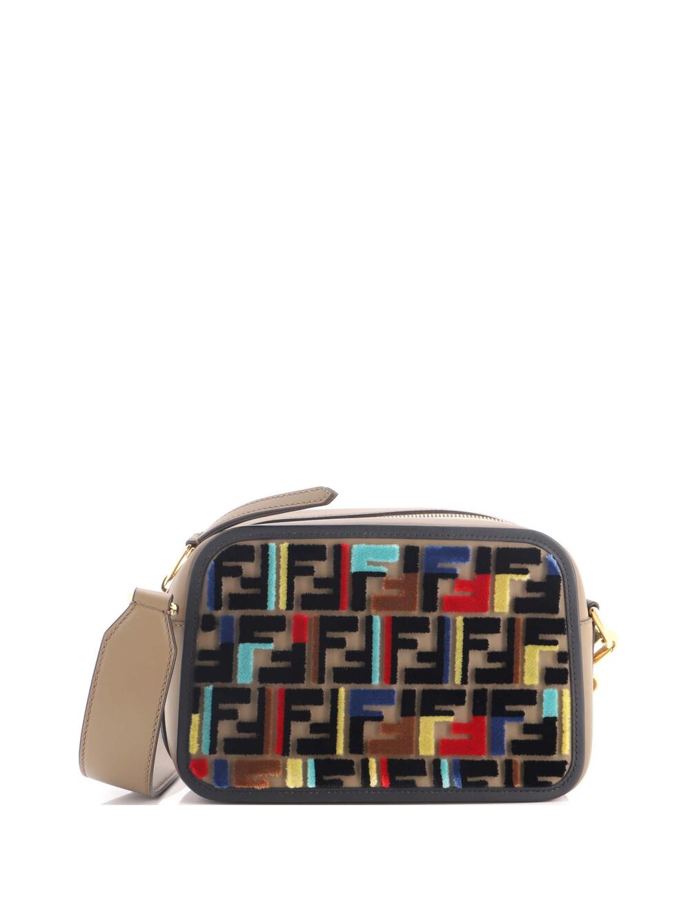 F Is Fendi Camera Bag Leather And Zucca #341977F17B